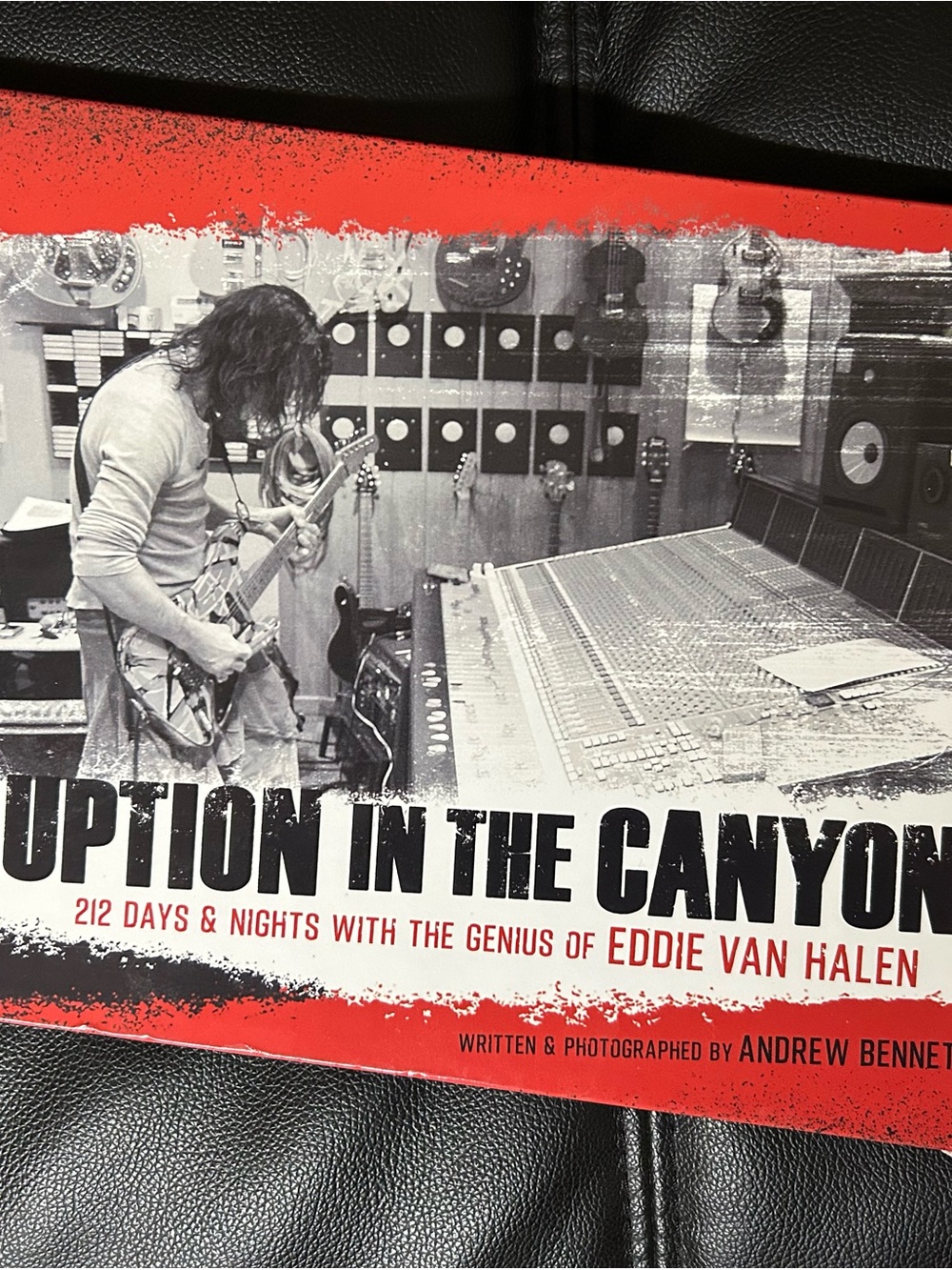 Eruption in the Canyon EVH hardcover book
